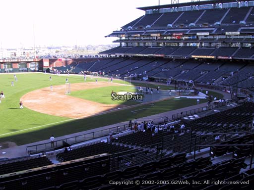 Seat view from section 226 at Oracle Park, home of the San Francisco Giants