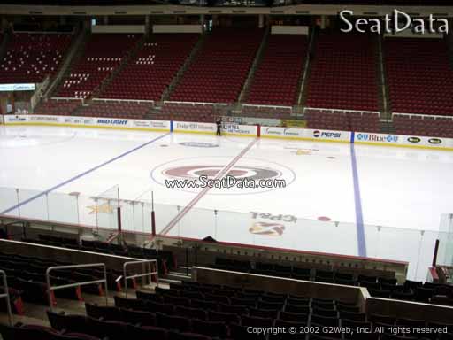 Seat view from section 103 at PNC Arena, home of the Carolina Hurricanes