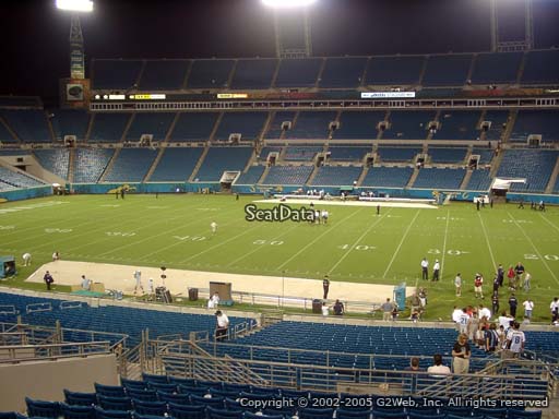 Seat view from section 135 at TIAA Bank Field, home of the Jacksonville Jaguars