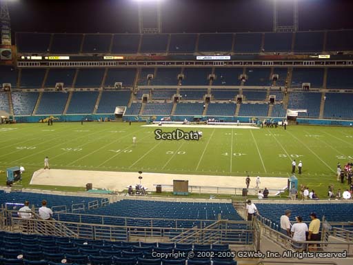 Seat view from section 136 at TIAA Bank Field, home of the Jacksonville Jaguars
