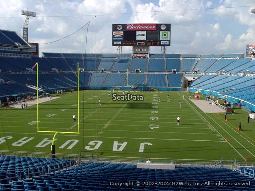 Seat view from section 147 at TIAA Bank Field, home of the Jacksonville Jaguars