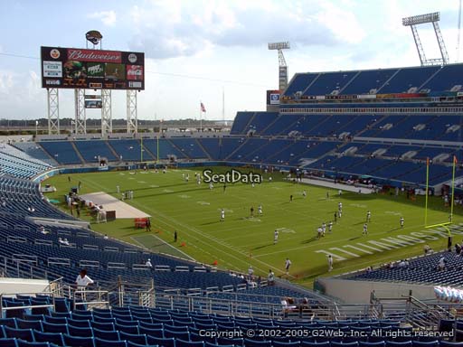 Seat view from section 228 at TIAA Bank Field, home of the Jacksonville Jaguars