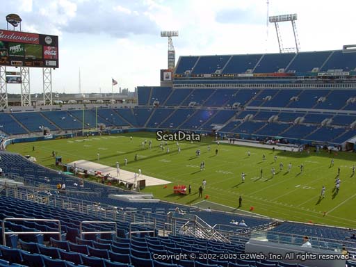 Seat view from section 231 at TIAA Bank Field, home of the Jacksonville Jaguars