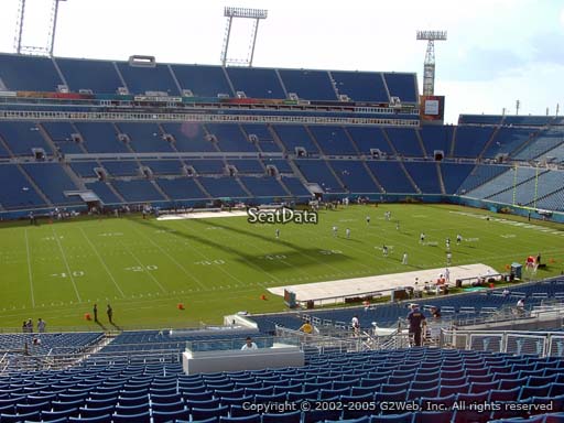 Seat view from section 240 at TIAA Bank Field, home of the Jacksonville Jaguars