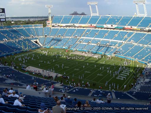Seat view from section 404 at TIAA Bank Field, home of the Jacksonville Jaguars