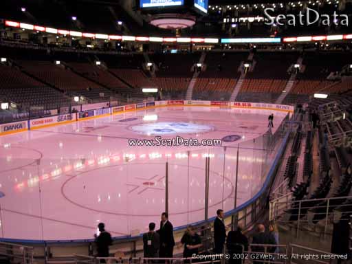Seat view from section 112 at Scotiabank Arena, home of the Toronto Maple Leafs