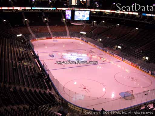 Seat view from section 316 at Scotiabank Arena, home of the Toronto Maple Leafs