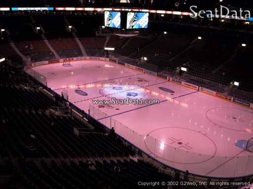 Seat view from section 317 at Scotiabank Arena, home of the Toronto Maple Leafs