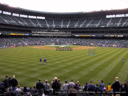 Seat view from section 103 at T-Mobile Park, home of the Seattle Mariners