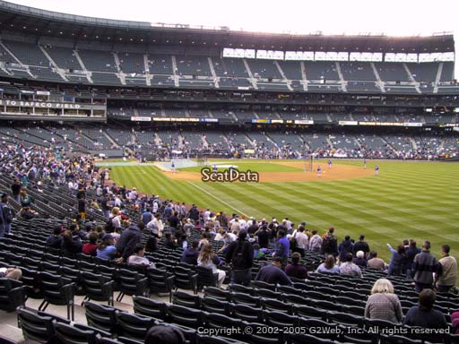 Seat view from section 111 at T-Mobile Park, home of the Seattle Mariners