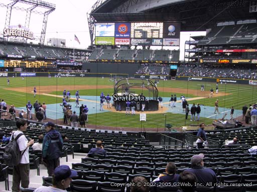 Seat view from section 131 at T-Mobile Park, home of the Seattle Mariners