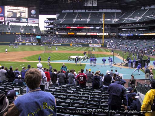 Seat view from section 136 at T-Mobile Park, home of the Seattle Mariners