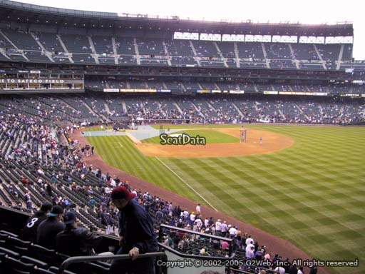 Seat view from section 211 at T-Mobile Park, home of the Seattle Mariners