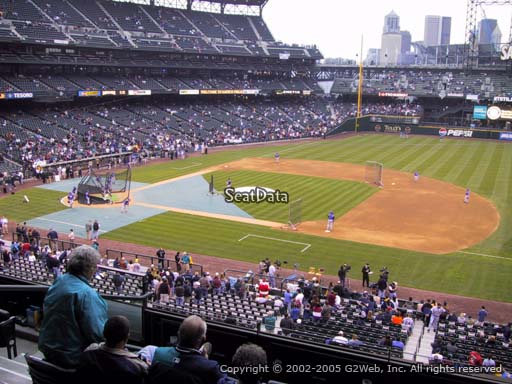 Seat view from section 220 at T-Mobile Park, home of the Seattle Mariners