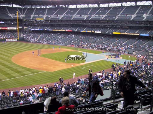 Seat view from section 243 at T-Mobile Park, home of the Seattle Mariners