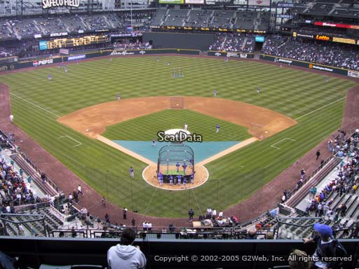 Seat view from section 330 at T-Mobile Park, home of the Seattle Mariners