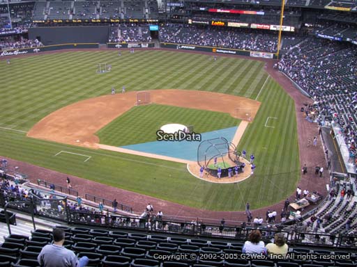 Seat view from section 333 at T-Mobile Park, home of the Seattle Mariners