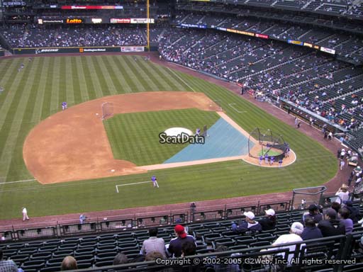 Seat view from section 339 at T-Mobile Park, home of the Seattle Mariners