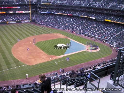 Seat view from section 341 at T-Mobile Park, home of the Seattle Mariners