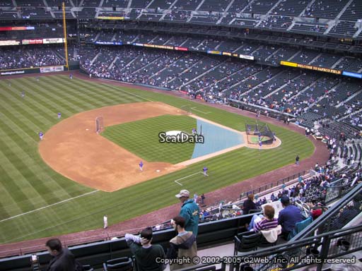 Seat view from section 342 at T-Mobile Park, home of the Seattle Mariners