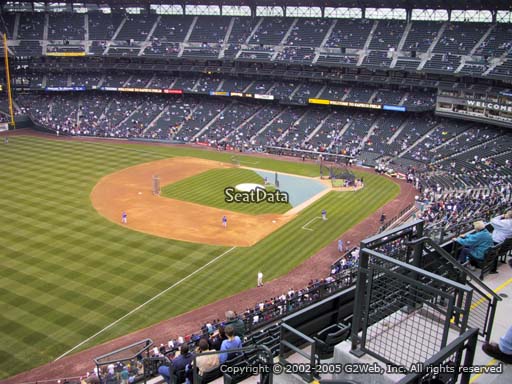 Seat view from section 346 at T-Mobile Park, home of the Seattle Mariners