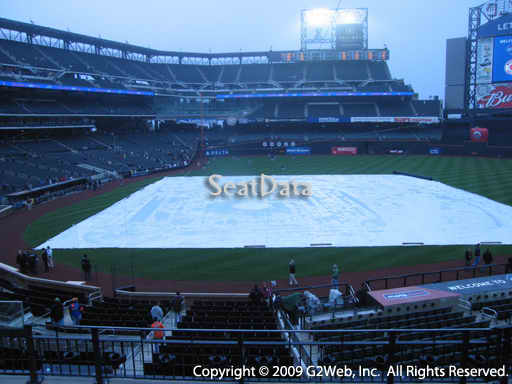 Seat view from section 115 at Citi Field, home of the New York Mets