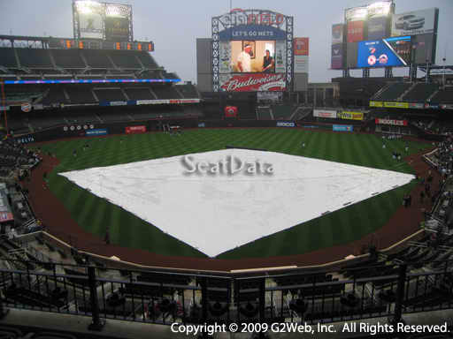 Seat view from section 319 at Citi Field, home of the New York Mets