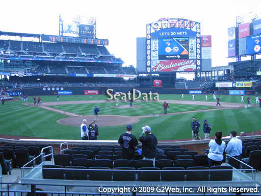 Seat view from section 4 at Citi Field, home of the New York Mets
