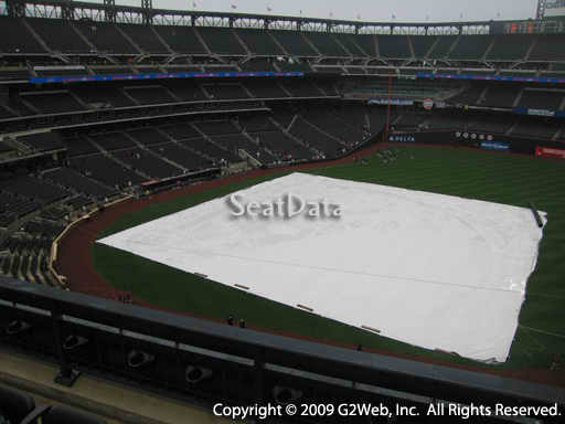 Seat view from section 406 at Citi Field, home of the New York Mets