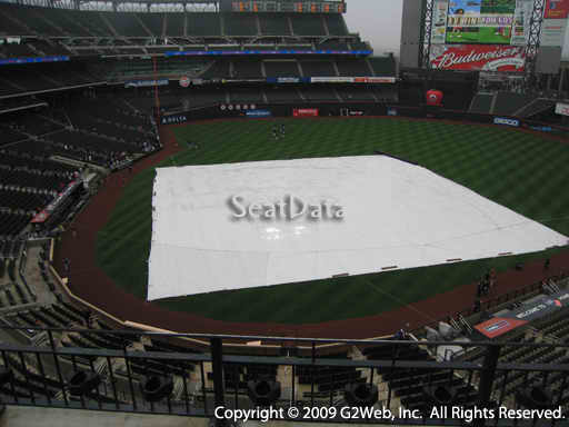 Seat view from section 411 at Citi Field, home of the New York Mets