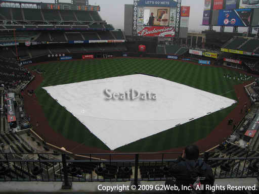 Seat view from section 414 at Citi Field, home of the New York Mets