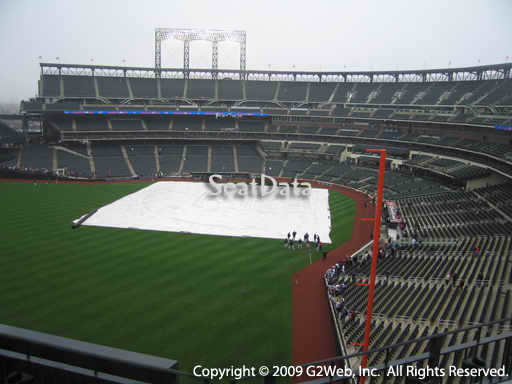 Seat view from section 431 at Citi Field, home of the New York Mets