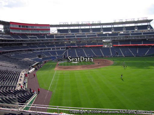 Seat view from section 237 at Nationals Park, home of the Washington Nationals