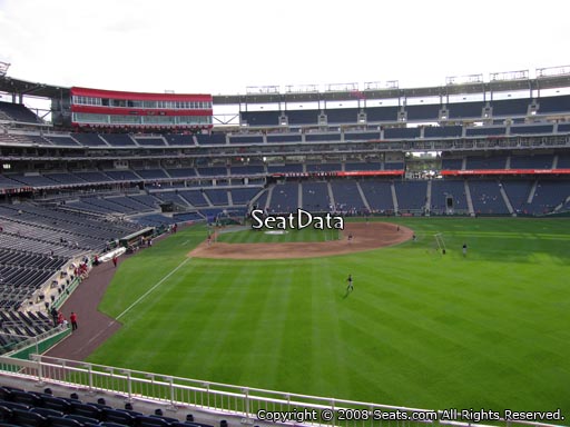 Seat view from section 238 at Nationals Park, home of the Washington Nationals