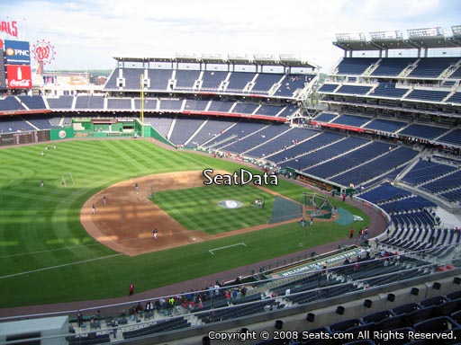 Seat view from section 306 at Nationals Park, home of the Washington Nationals