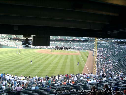 Seat view from section 79 at Oriole Park at Camden Yards, home of the Baltimore Orioles