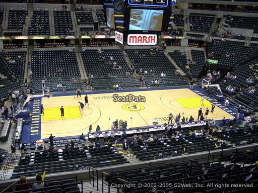 Seat view from section 105 at Bankers Life Fieldhouse, home of the Indiana Pacers