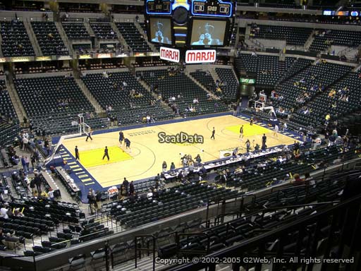 Seat view from section 106 at Bankers Life Fieldhouse, home of the Indiana Pacers