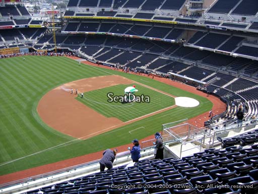 Seat view from section 318 at Petco Park, home of the San Diego Padres