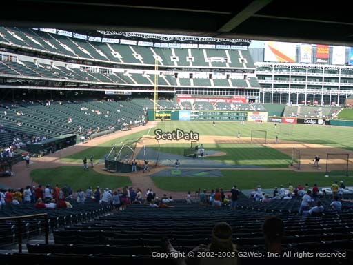 Seat view from section 131 at Globe Life Park in Arlington, home of the Texas Rangers