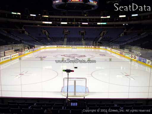 Seat view from section 123 at KeyBank Center, home of the Buffalo Sabres