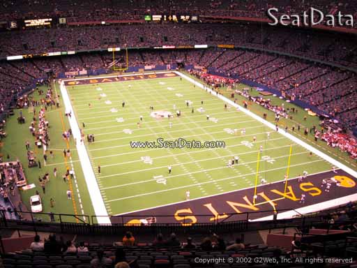 Seat view from section 629 at the Mercedes-Benz Superdome, home of the New Orleans Saints