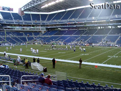 Seat view from section 106 at CenturyLink Field, home of the Seattle Seahawks