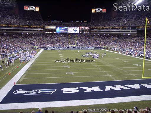 Seat view from section 151 at CenturyLink Field, home of the Seattle Seahawks