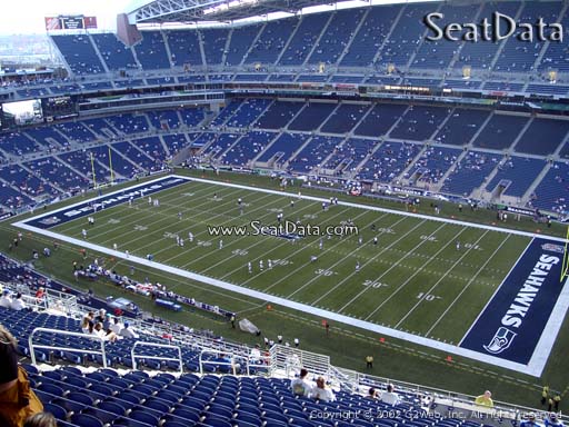 Seat view from section 304 at CenturyLink Field, home of the Seattle Seahawks