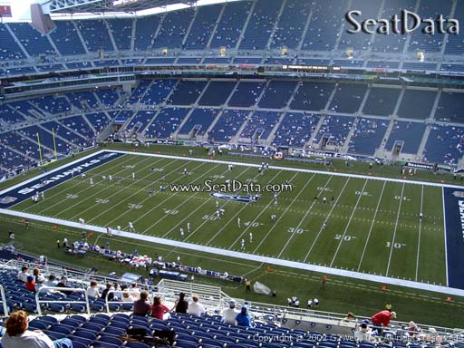 Seat view from section 306 at CenturyLink Field, home of the Seattle Seahawks