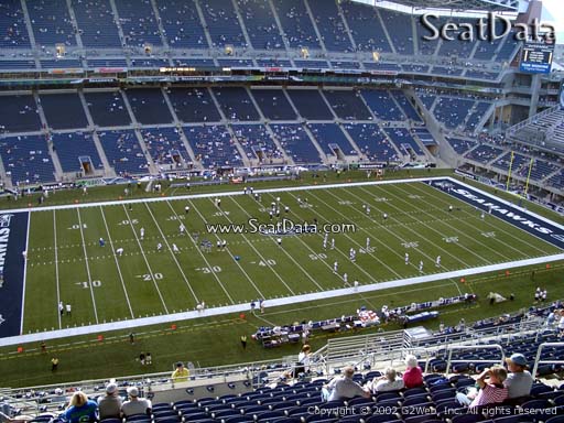 Seat view from section 312 at CenturyLink Field, home of the Seattle Seahawks