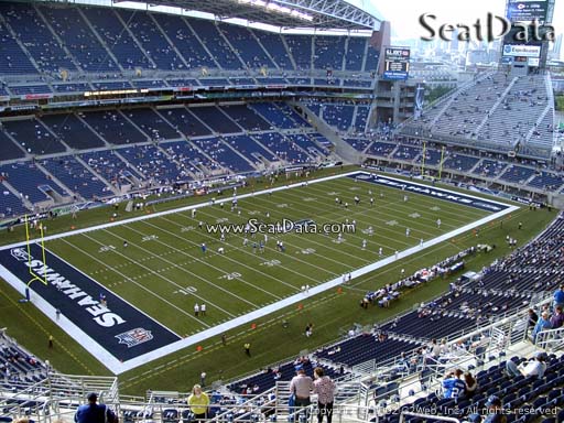 Seat view from section 316 at CenturyLink Field, home of the Seattle Seahawks