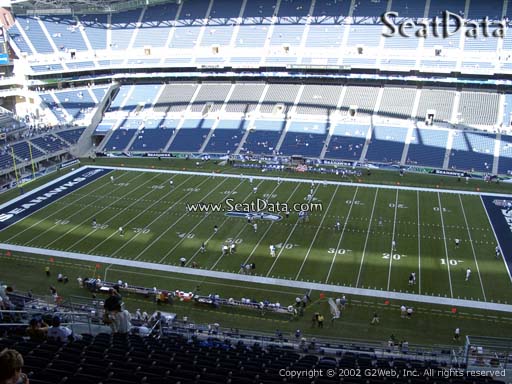 Seat view from section 333 at CenturyLink Field, home of the Seattle Seahawks