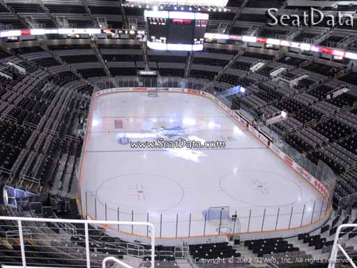 Seat view from section 209 at the SAP Center at San Jose, home of the San Jose Sharks